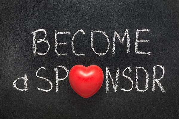 contact us to become a sponsor of Art in the Burbs